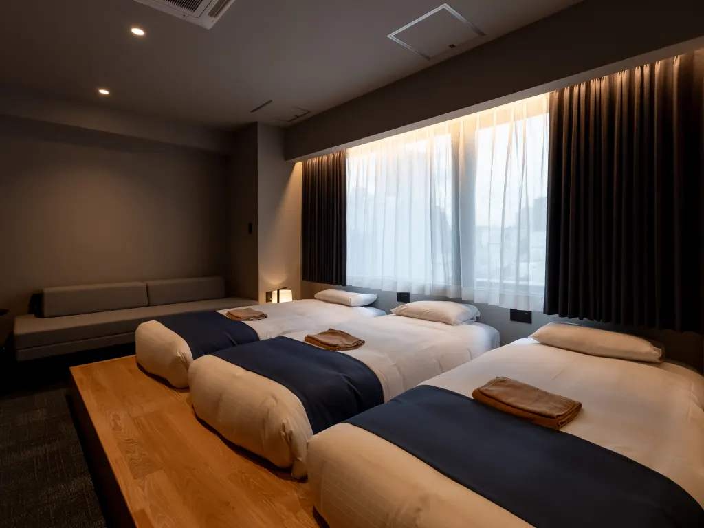 SHIBUYA TRIPLE + SOFAのソファとベッド